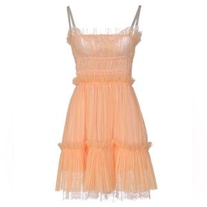 Just Cavalli Apricot lace Dress